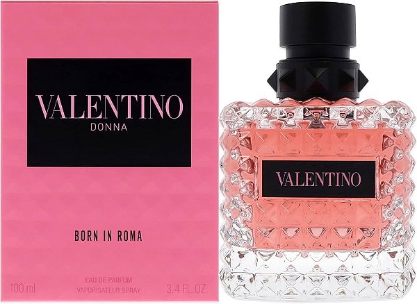 Donna Born In Roma Rosa Eau de Parfum Feminino - Valentino