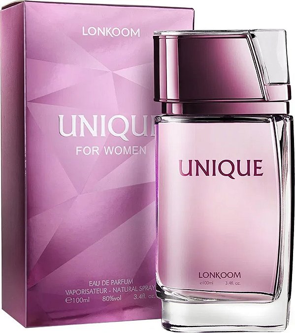 Unique for Women Eau de Pafum Feminino - Lonkoom (CAIXA AMASSADA)