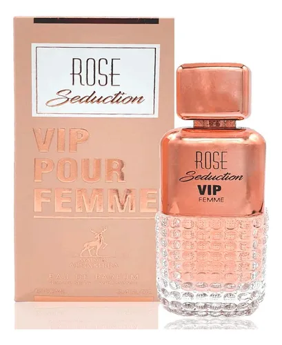 Rose Seduction Vip Pour Femme Eau de Parfum Feminino - Maison Alhambra