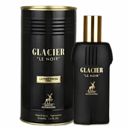 Glacier Le Noir Eau de Parfum Masculino - Maison Alhambra (Lata amassada)