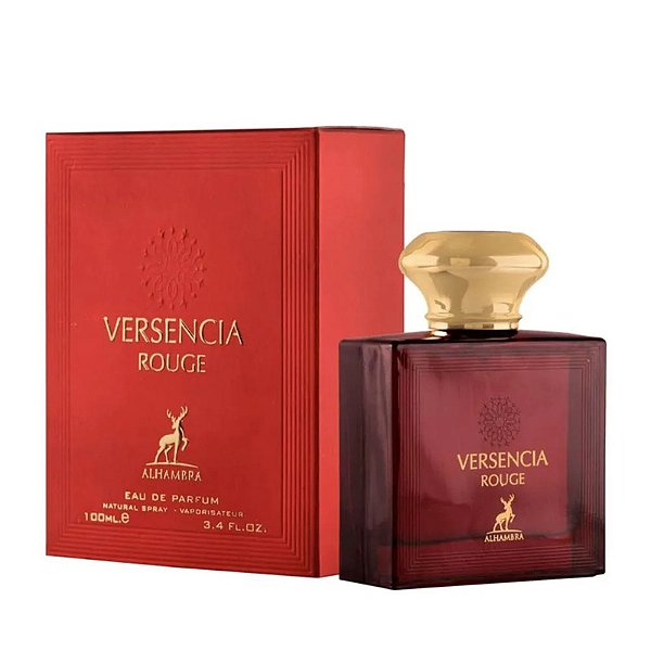 Versencia Rouge Eau de Parfum Masculino - Maison Alhambra (Caixa amassada)