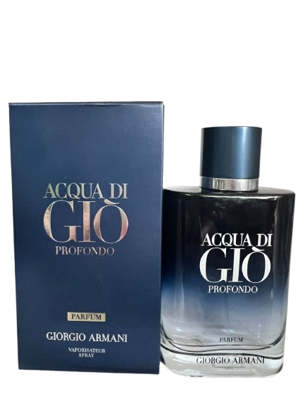 Acqua Di Giò Profondo Parfum Masculino - Giorgio Armani (CAIXA AMASSADA)