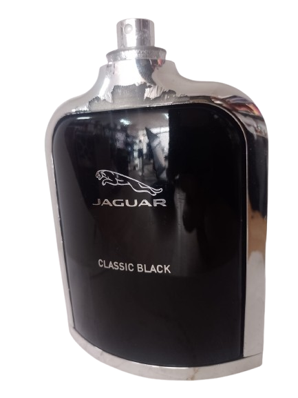 Jaguar Classic Black Eau de Toilette Masculino - Jaguar (Sem caixa, sem tampa, frasco descascado)