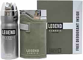 Kit Legend Classic For Men Eau de Toilette+Desodorante Masculino - Emper (Caixa Amassada)