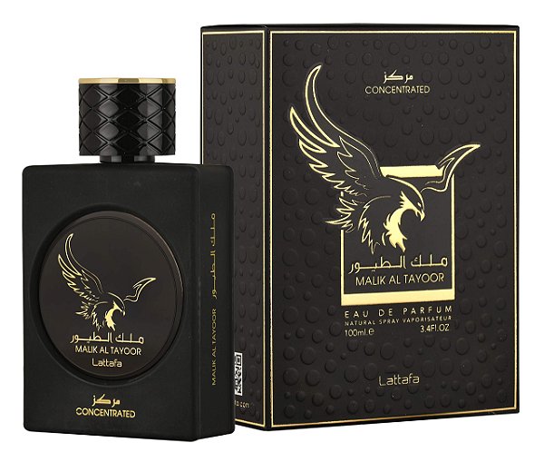 Malik Al Tayoor Concentrated Eau de Parfum Compartilhável - Lattafa (CAIXA AMASSADA)