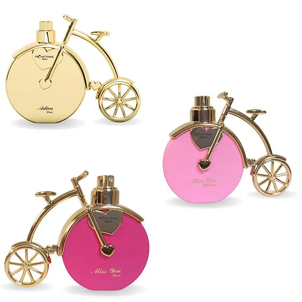 Kit Miss You Luxe - Miss You Glamour - Adieu Luxe Eau de Parfum Feminino - Mont´Anne (SEM CAIXA)