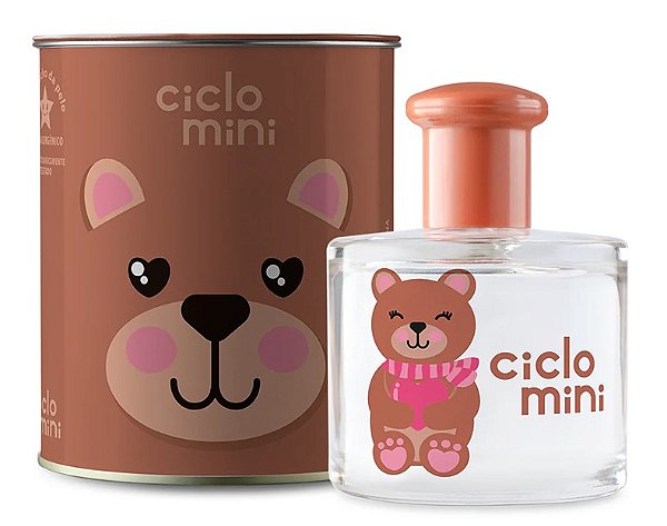 Ciclo Mini Ursolina Água de Colônia Infantil para Meninas - Ciclo Cosméticos