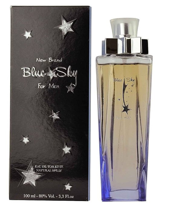 Blue Sky For Men Eau de Toilette Masculino - New Brand (CAIXA AMASSADA)