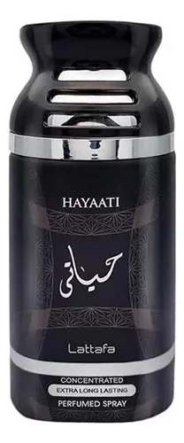 Desodorante Hayaati Masculino - Lattafa (FRASCO LEVEMENTE AMASSADO)