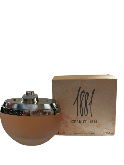 1881 Cerruti Pour Femme Eau de Toilette - Cerruti (Caixa amassada, SEM TAMPA E COM ALGUMAS AVARIAS NO FRASCO)