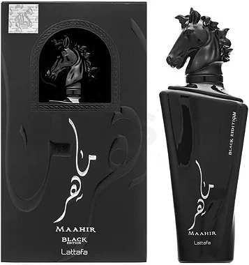 Maahir Black Edition Eau de Parfum Compartilhável - Lattafa