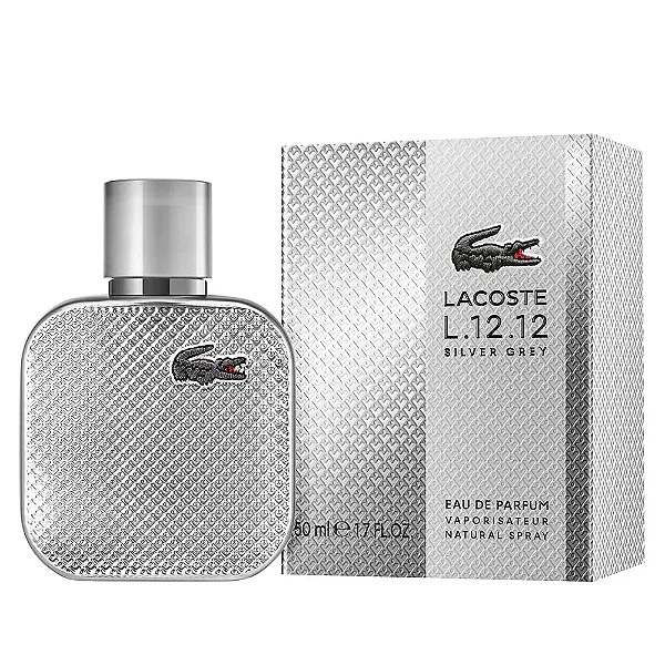 L.12.12 Silver Grey Eau de Parfum Masculino -Lacoste