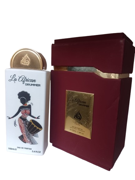 La African Drummer Eau de Parfum Compartilhável - Lattafa (Raro - Sem celofane)