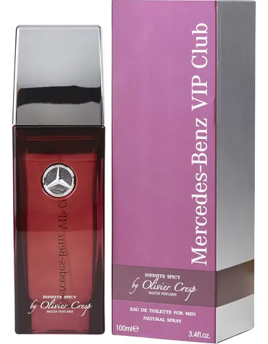 Vip Club Infinite Spicy by Olivier Cresp EDT Masculino - Mercedes-Benz (Raro - Caixa Amassada)