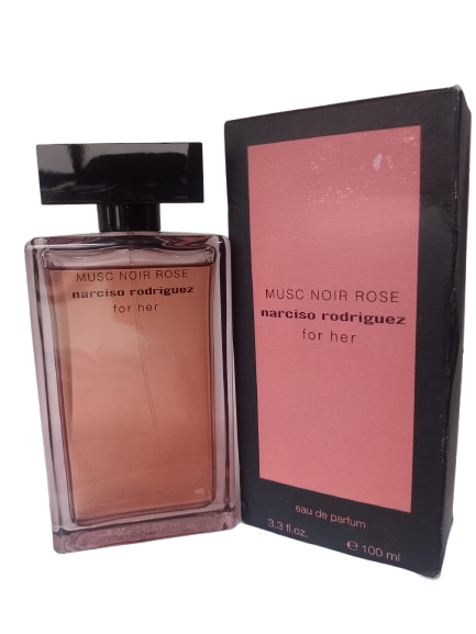 Musc Noir Rose For Her Eau de Parfum - Narciso Rodriguez (Raro - Caixa amassada)