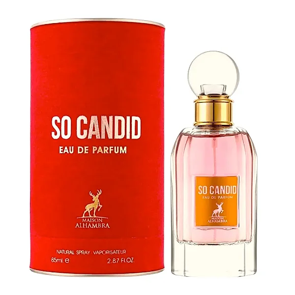 So Candid Eau De Parfum Feminino - Maison Alhambra (CAIXA AMASSADA) VERMELHO