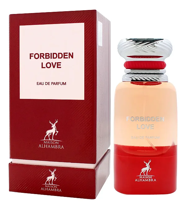 Forbidden Love Eau de Parfum Compartilhável - Maison Alhambra (Caixa amassada)