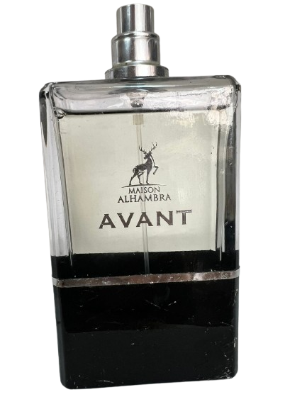 Avant Eau de Parfum Masculino - Maison Alhambra (SEM Caixa, SEM TAMPA, FRASCO COM AVARIAS E LEVEMENTE VAZADO)