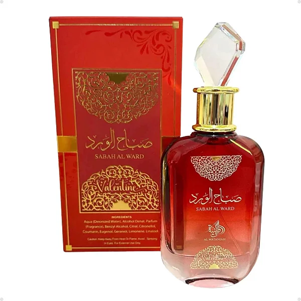 Sabah Al Ward Valentine Eau De Parfum Feminino - Al Wataniah