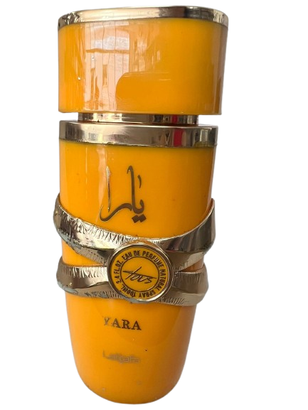 Yara Tous Eau de Parfum Feminino - Lattafa (SEM CAIXA, FRASCO AVARIADO E VAZADO)