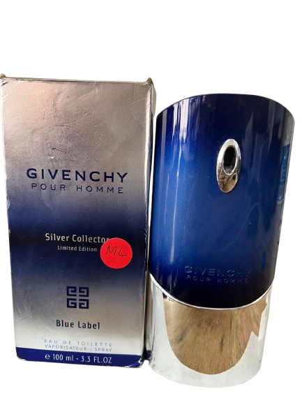 Blue Label Silver Collector Pour Homme Eau de Toilette Masculino - Givenchy (CAIXA AMASSADA)