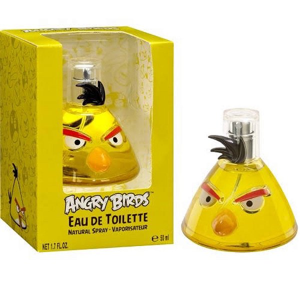 Angry Birds Yellow Birds Eau de Toilette Compartilhavel - Air Val International (CAIXA AMASSADA)