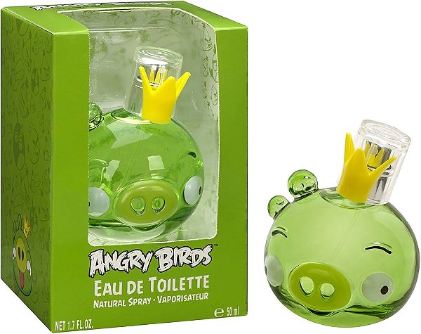Angry Birds Pig Eau de Toilette Compartilhável - Angry Birds (CAIXA AMASSADA)