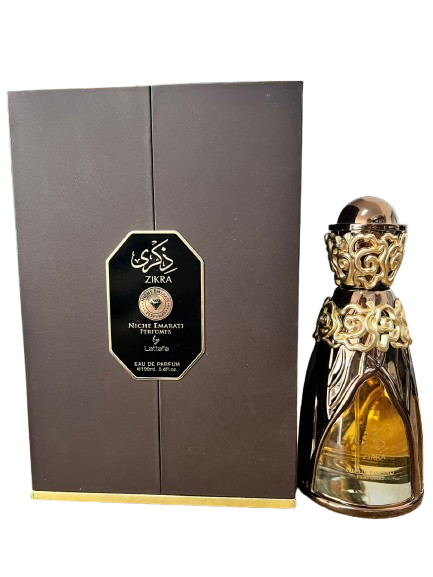 Zikra Eau de Parfum Compartilhável - Lattafa (CAIXA AMASSADA)