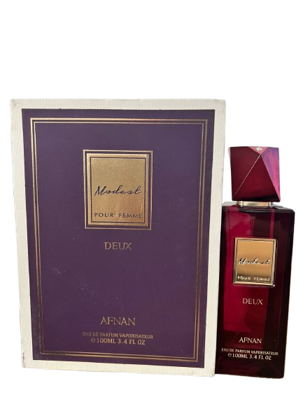 Modest Deux Eau De Parfum Feminino - Afnan (CAIXA AMASSADA)