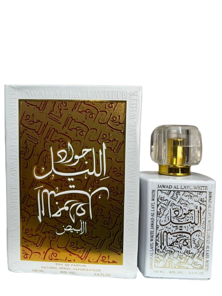Jawad Al Layl White Eau de Parfum Compartilhável - Khalis (CAIXA AMASSADA)