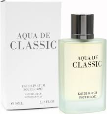 Aqua de Classic Eau de Parfum Masculino - Fragrance World (CAIXA AMASSADA)