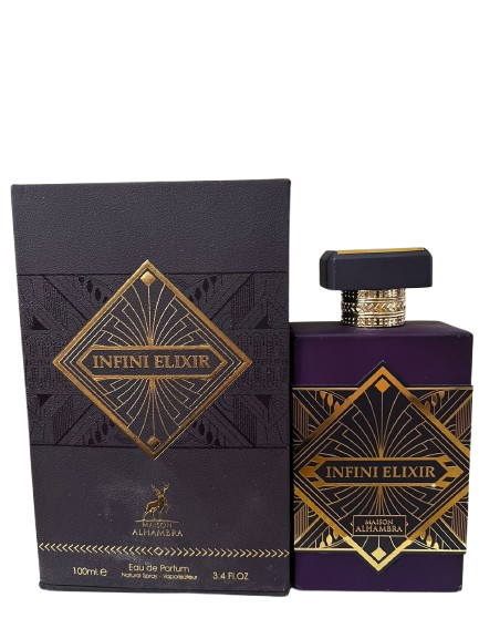 Iinfini Elixir Eau de Parfum Compartilhável - Maison Alhambra (CAIXA AMASSADA)