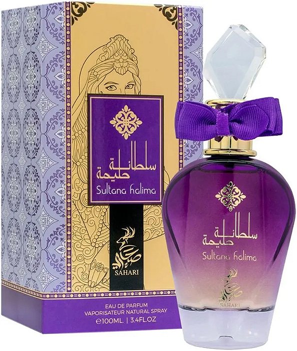 Sultana Halima Eau de Parfum Feminino - Sahari (Caixa Amassada)