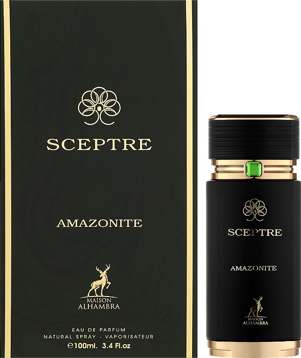 Sceptre Amazonite Eau de Parfum Compartilhável - Maison Alhambra (CAIXA AMASSADA)