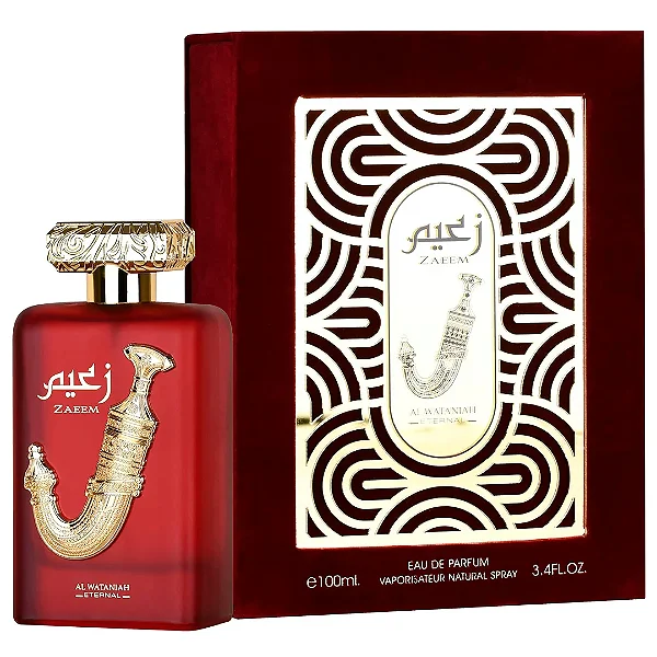 Zaeem Eau de Parfum Compartilhável - Al Wataniah (CAIXA AMASSADA)