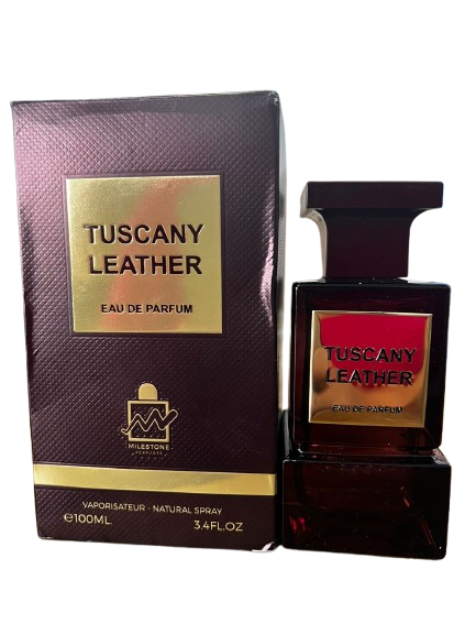 Tuscany Leather Eau De Parfum Compartilhável - Milestone (CAIXA AMASSADA)