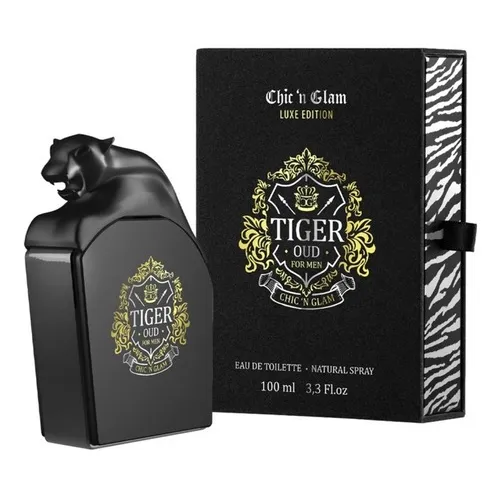 Tiger Oud For Men Eau de Parfum Masculino - Chic ‘n Glam (SEM CELOFANE)