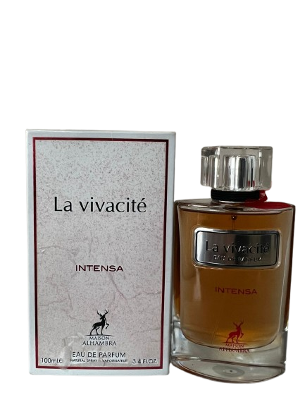 La Vivacité Intensa Eau De Parfum Feminino - Maison Alhambra (CAIXA AMASSADA)