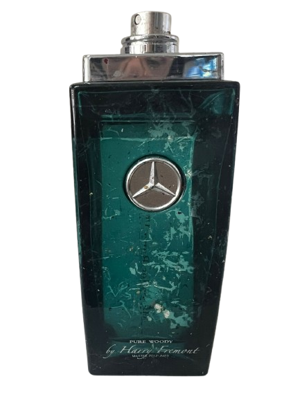 Pure Woody by Harry Fremont Eau de Toilette Masculino - Mercedes-Benz (SEM CAIXA, SEM TAMPA, FRASCO AVARIADO E VAZADO)