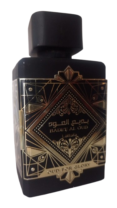Bade’e Al Oud Oud for Glory Eau De Parfum Compartilhável - Lattafa (Sem caixa e levemente vazado)