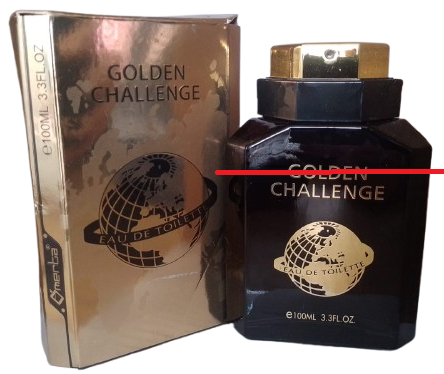 Golden Challenge Eau de Toilette Masculino - Omerta (CAIXA AMASSADA E VAZADO)