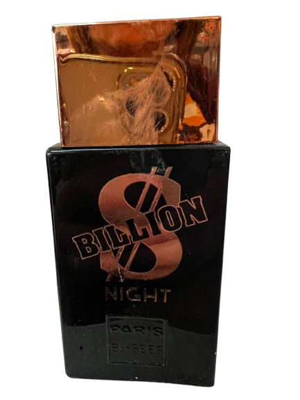 Billion Night Eau de Toilette Masculino - Paris Elysees (SEM CAIXA, FRASCO AVARIADO E VAZADO)