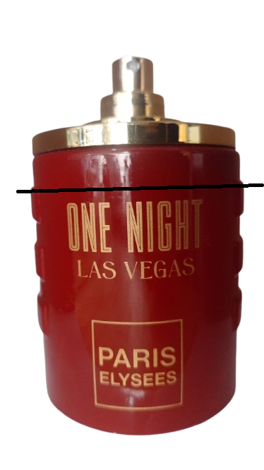 One Night Las Vegas For Men Eau de Toilette - Paris Elysees (Sem caixa, sem tampa e vazado)