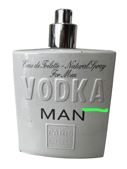 Vodka Man Eau de Toilette Masculino - Paris Elysees (SEM CAIXA, SEM TAMPA E VAZADO)