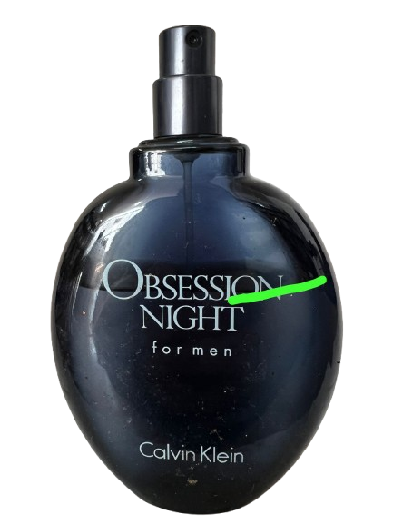 Obsession Night For Men Eau de Toilette Masculino - Calvin Klein (SEM CAIXA, SEM TAMPA E VAZADO)