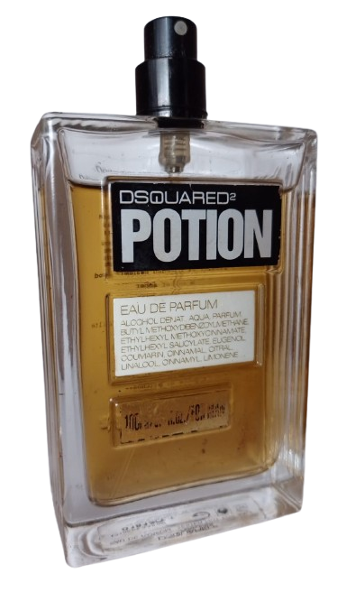 Potion Eau de Parfum Masculino - Dsquared2 (Sem caixa, sem tampa e vazado)