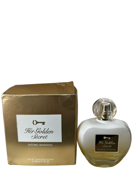 Her Golden Secret Eau de Toilette Feminino - Antonio Banderas (CAIXA AMASSADA)