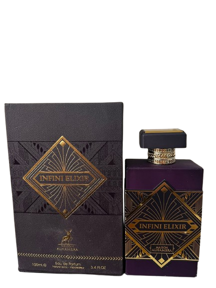 Infini Elixir Eau de Parfum Compartilhável - Maison Alhambra (Caixa amassada)
