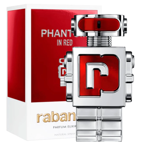 SOB ENCOMENDA DE 03 À 12 DIAS - Phantom in Red Elixir Parfum Masculino - Rabanne