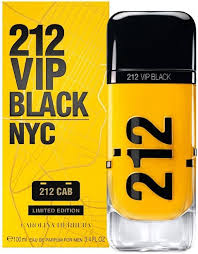 SOB ENCOMENDA 03 À 12 DIAS - 212 VIP Black 212 Cab Edição Limitada Eau de Parfum Masculino - Carolina Herrera